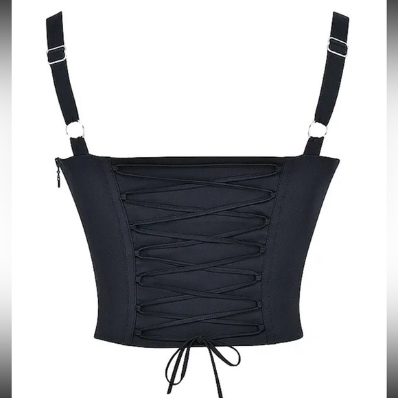 HOUSE OF CB 'Analia' Black Bustier Corset NWOT - Picture 7 of 11